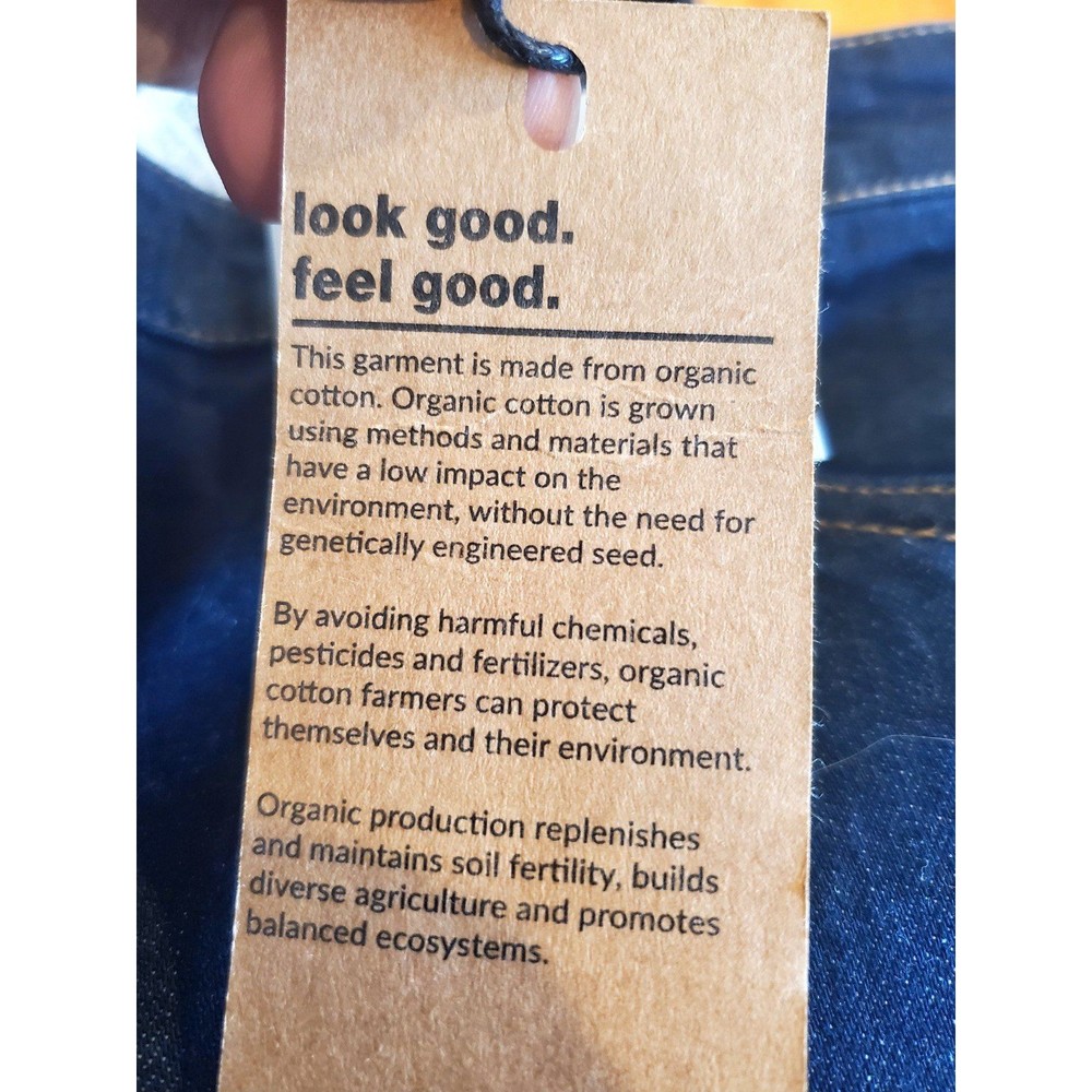 People Tree Organic Cotton Denim UK 16 US 12 - Picture 9 of 10